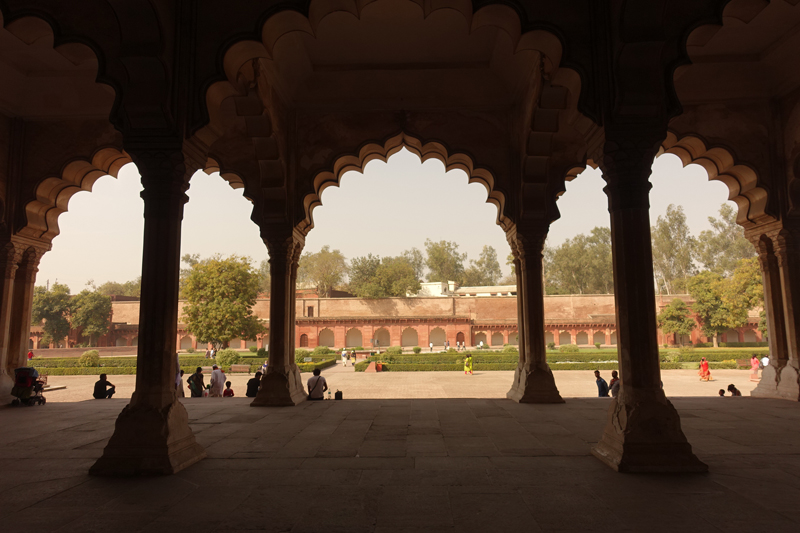 Mon voyage à Agra en Inde Fort rouge