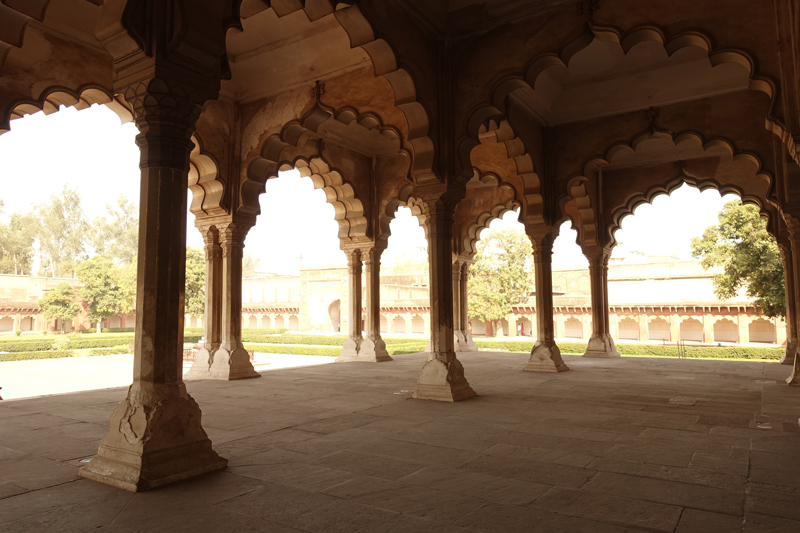 Mon voyage à Agra en Inde Fort rouge