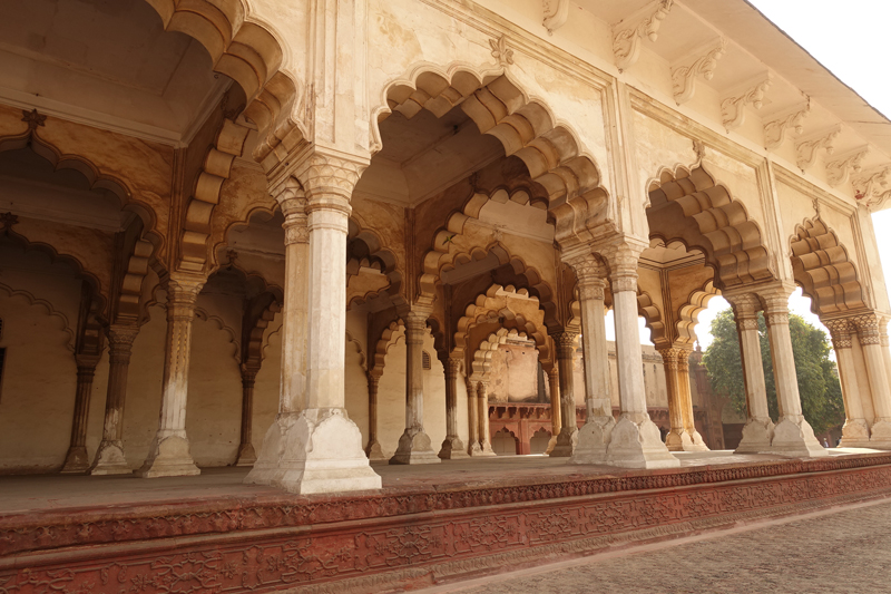 Mon voyage à Agra en Inde Fort rouge