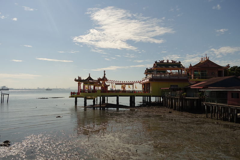 Les Jetties à George Town sur l'île de Penang en Malaisie