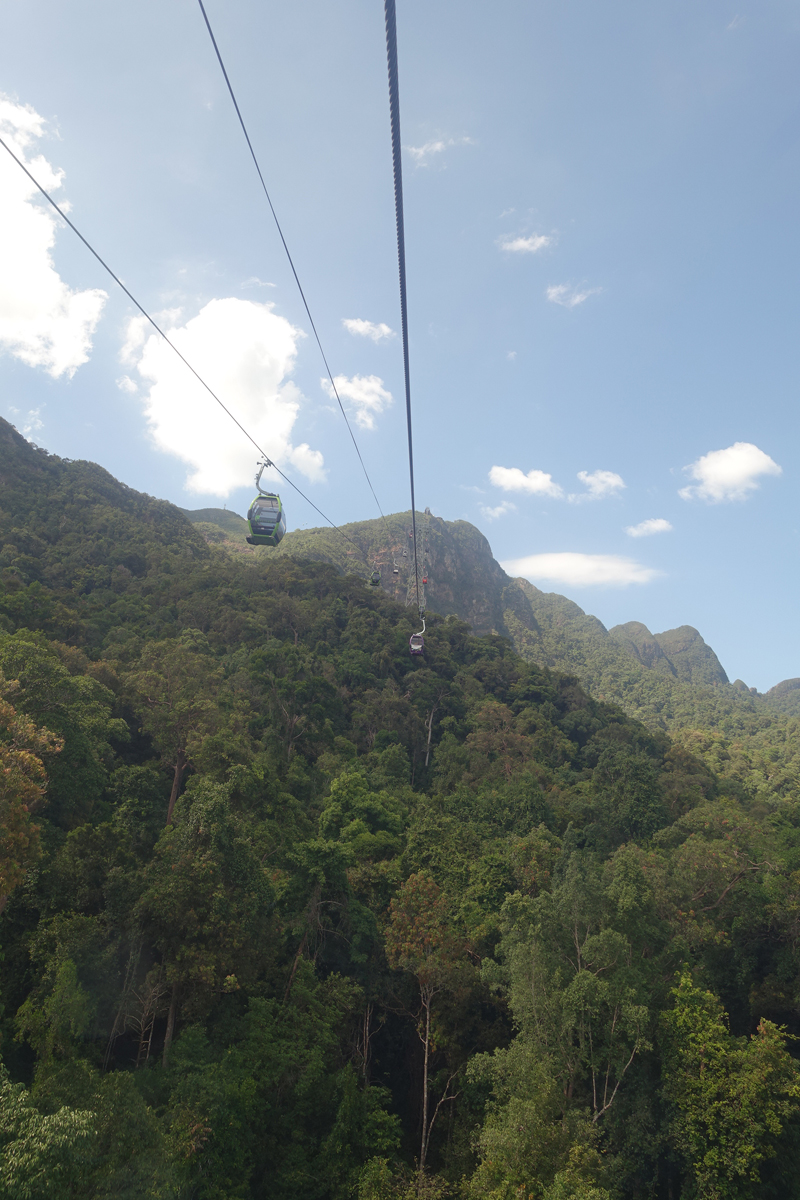 Mon voyage à Car Cable - Sky Bridge sur l’île de Langkawi en Malaisie