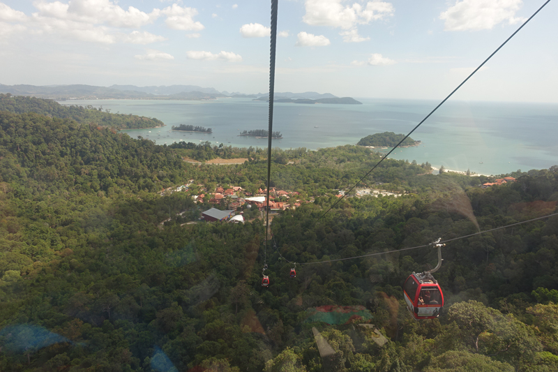 Mon voyage à Car Cable - Sky Bridge sur l’île de Langkawi en Malaisie