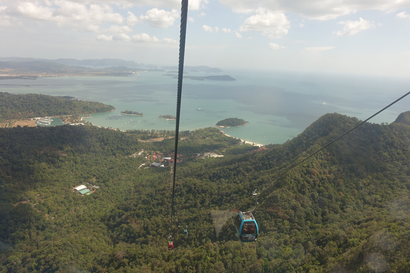 Mon voyage à Car Cable - Sky Bridge sur l’île de Langkawi en Malaisie