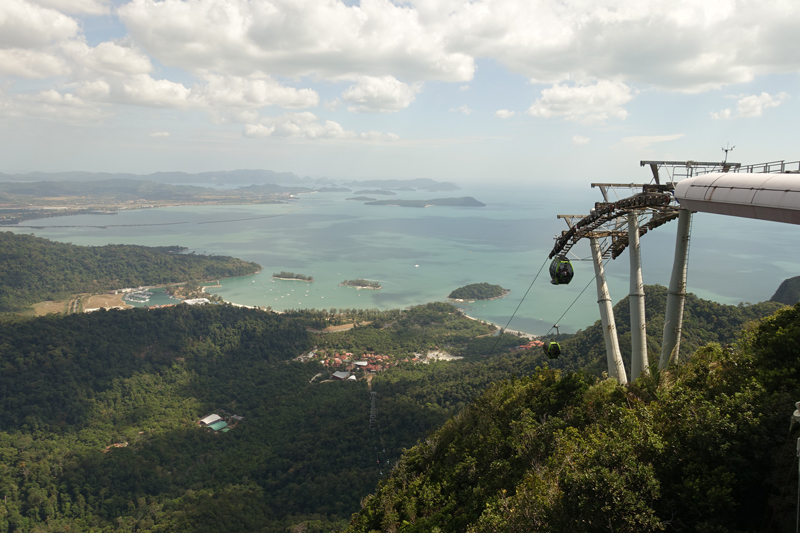 Mon voyage à Car Cable - Sky Bridge sur l’île de Langkawi en Malaisie