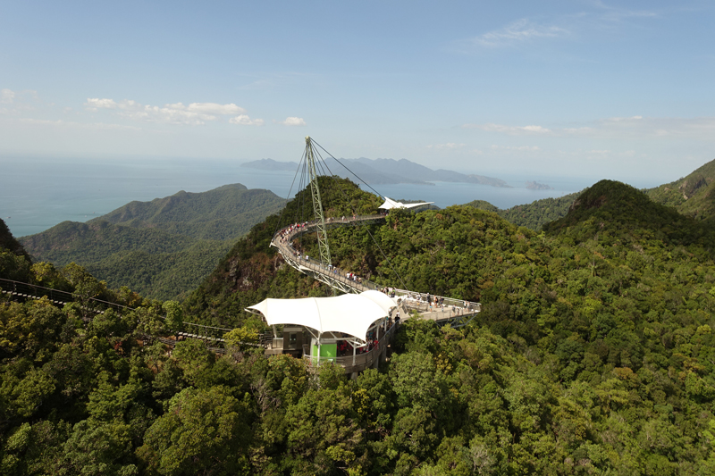 Mon voyage à Car Cable - Sky Bridge sur l’île de Langkawi en Malaisie