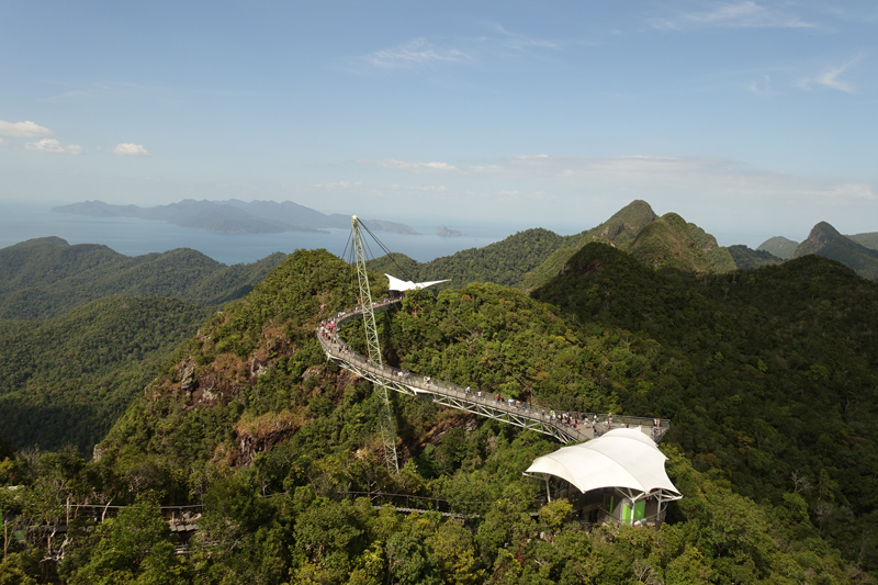 Mon voyage à Car Cable - Sky Bridge sur l’île de Langkawi en Malaisie