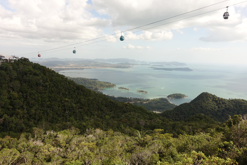 Mon voyage à Car Cable - Sky Bridge sur l’île de Langkawi en Malaisie