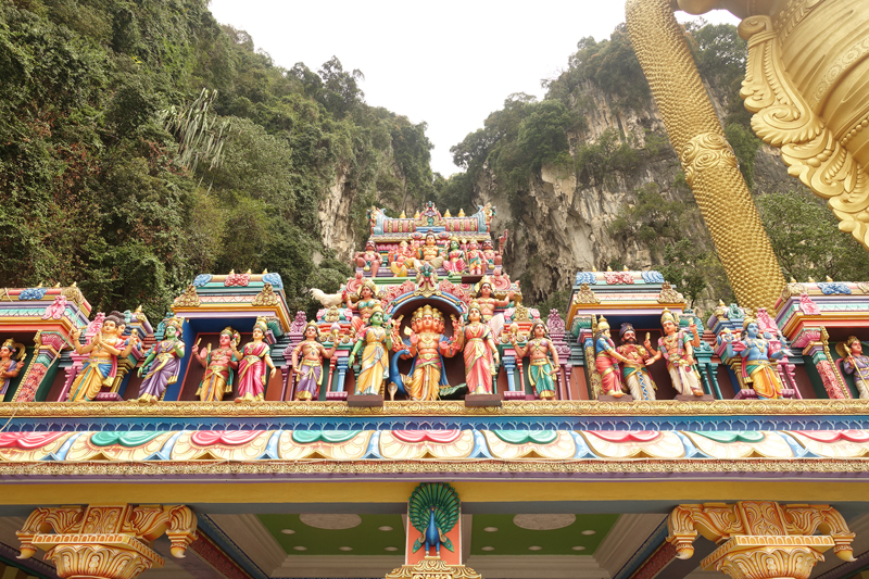 Mon voyage aix Batu Caves à Kuala Lumpur en Malaisie