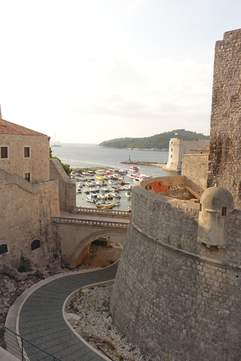 Mon voyage dans le quartier historique de Dubrovnik en Croatie