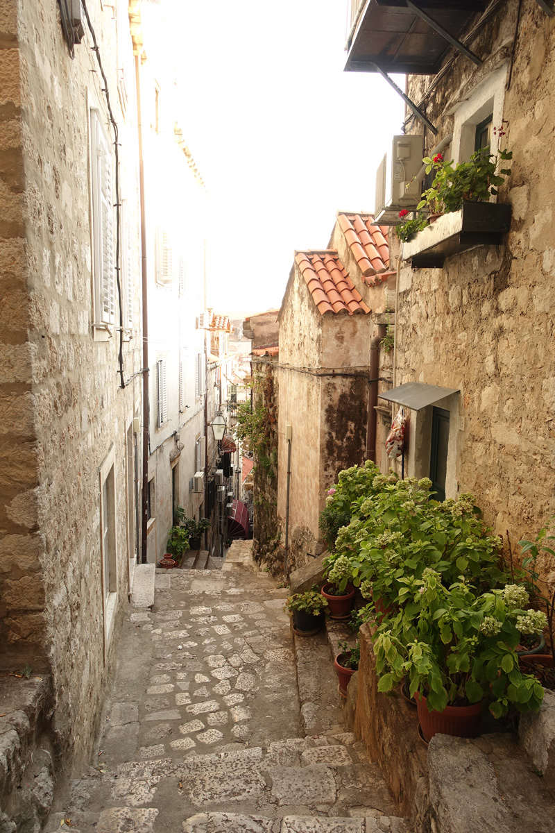 Mon voyage dans le quartier historique de Dubrovnik en Croatie