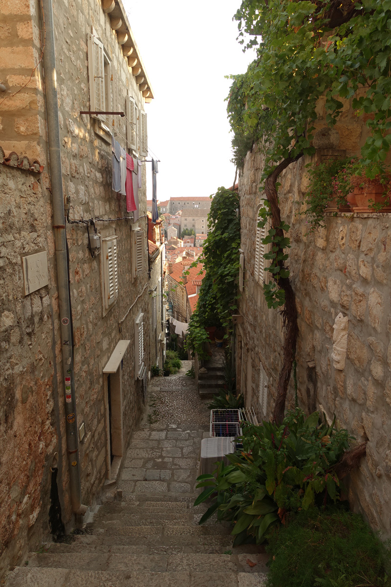 Mon voyage dans le quartier historique de Dubrovnik en Croatie