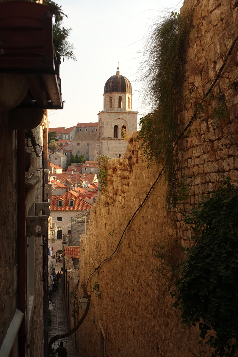 Mon voyage dans le quartier historique de Dubrovnik en Croatie