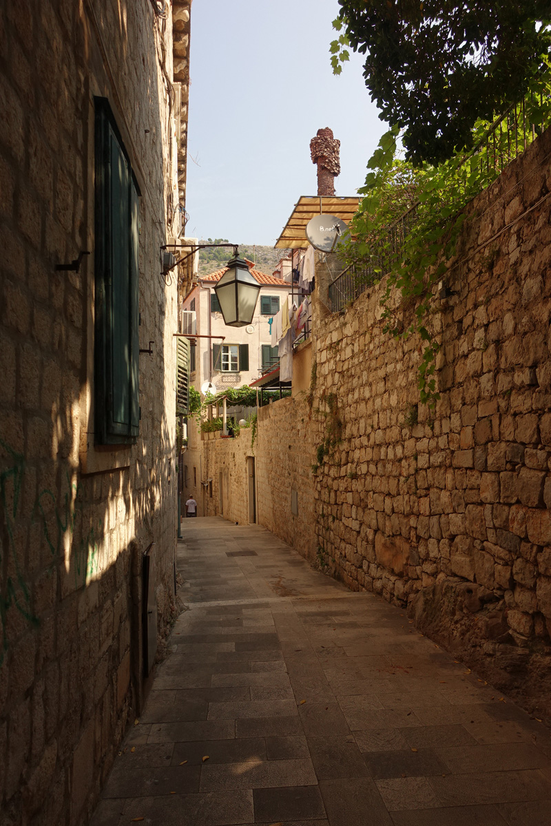 Mon voyage dans le quartier historique de Dubrovnik en Croatie