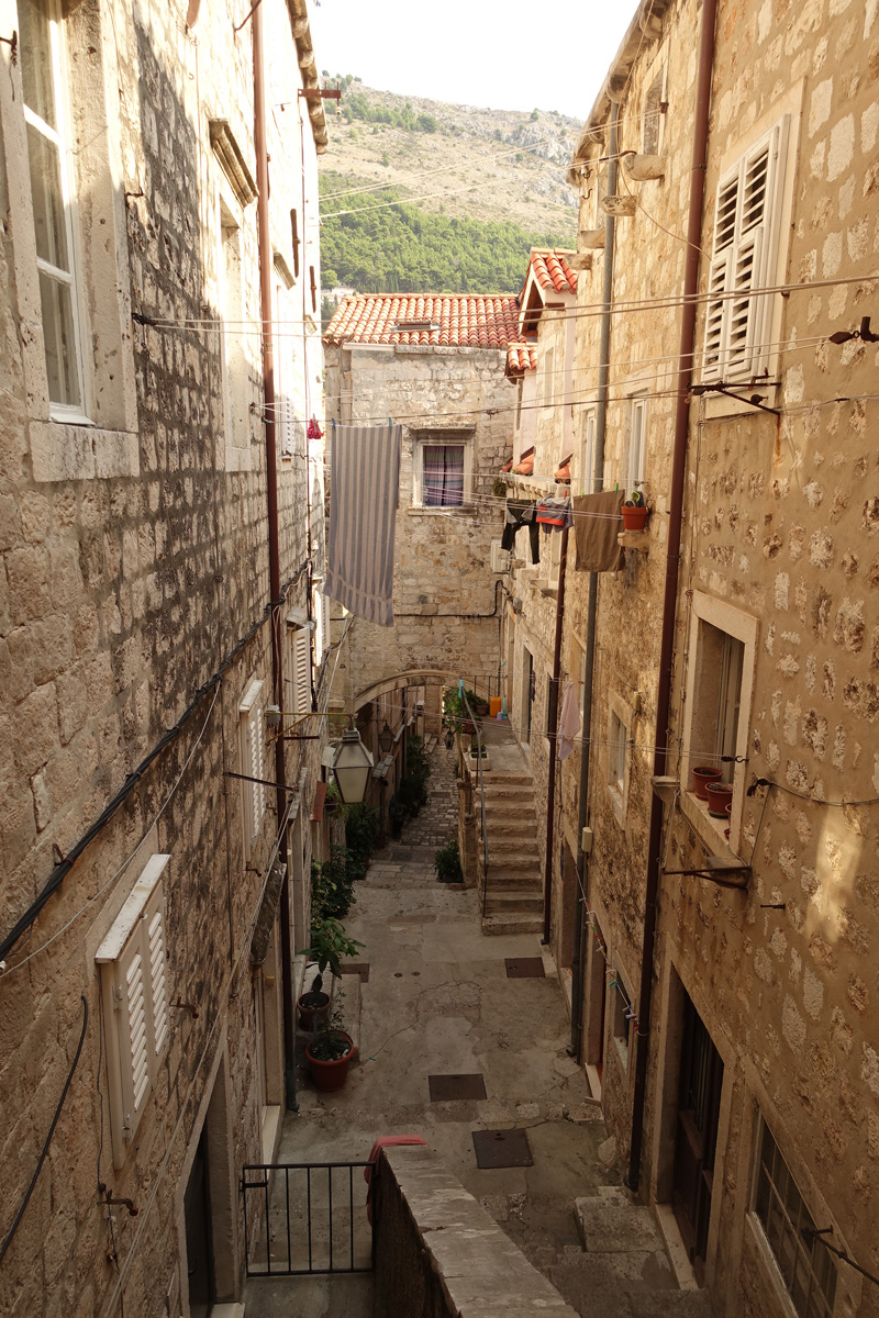 Mon voyage dans le quartier historique de Dubrovnik en Croatie