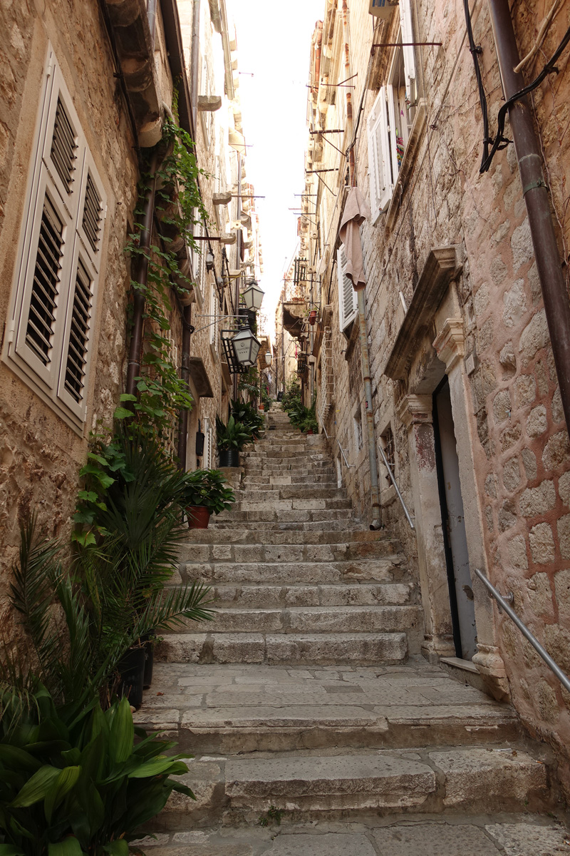 Mon voyage dans le quartier historique de Dubrovnik en Croatie