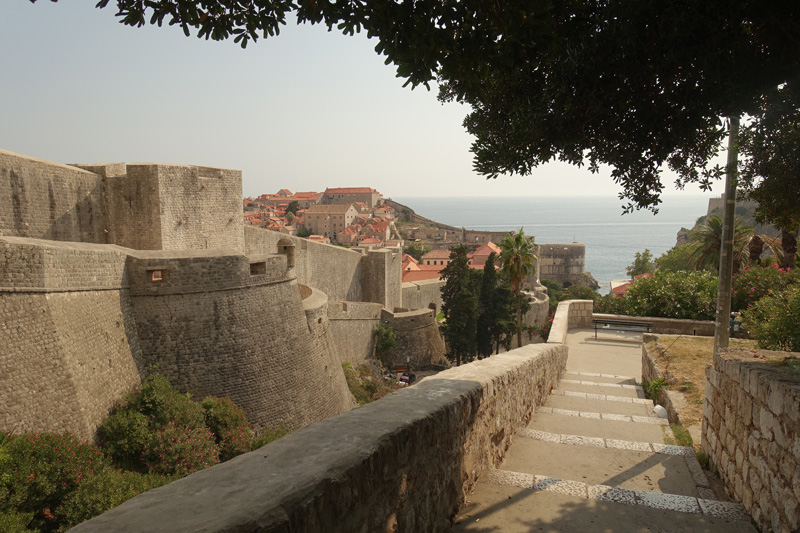 Mon voyage dans le quartier historique de Dubrovnik en Croatie