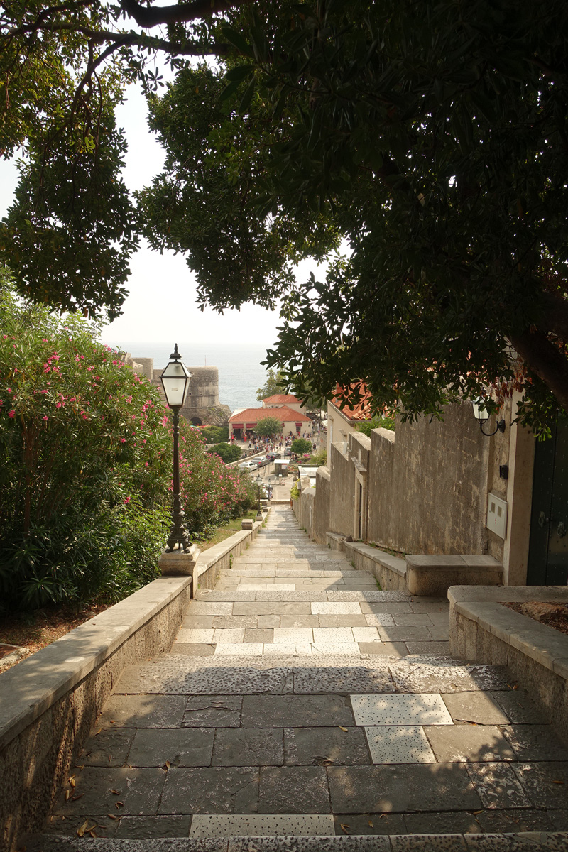 Mon voyage dans le quartier historique de Dubrovnik en Croatie