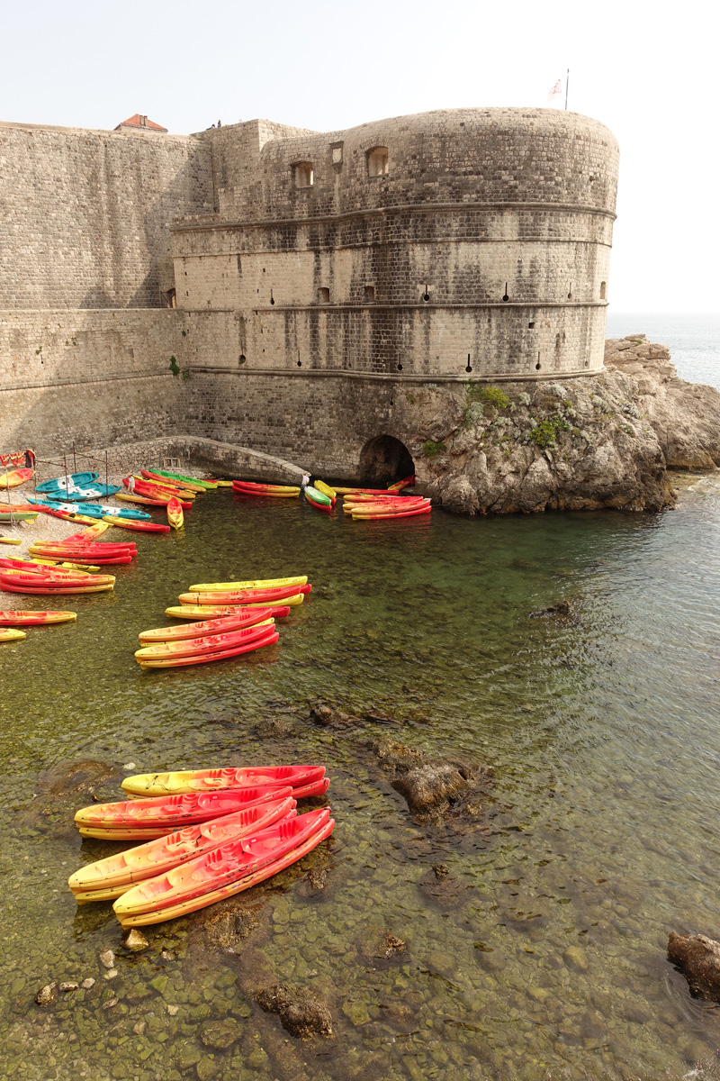 Mon voyage dans le quartier historique de Dubrovnik en Croatie