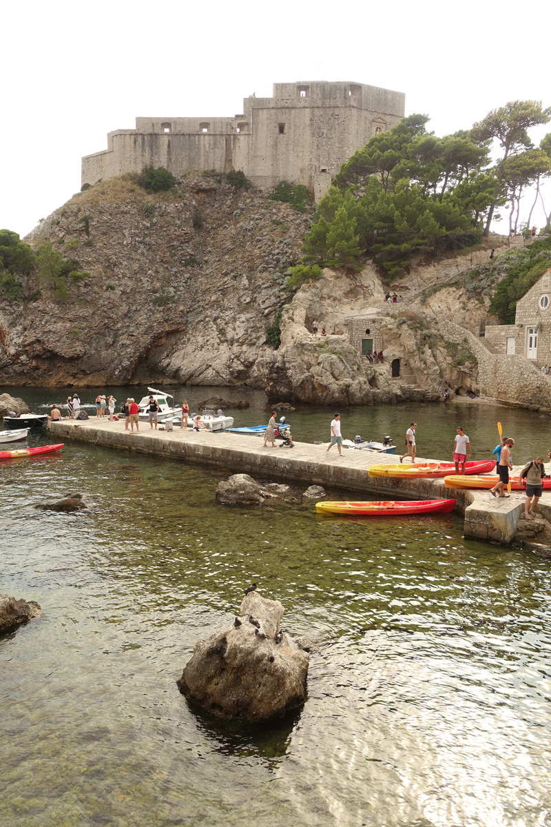 Mon voyage dans le quartier historique de Dubrovnik en Croatie