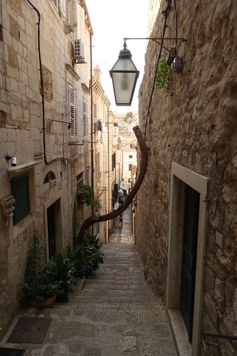 Mon voyage dans le quartier historique de Dubrovnik en Croatie