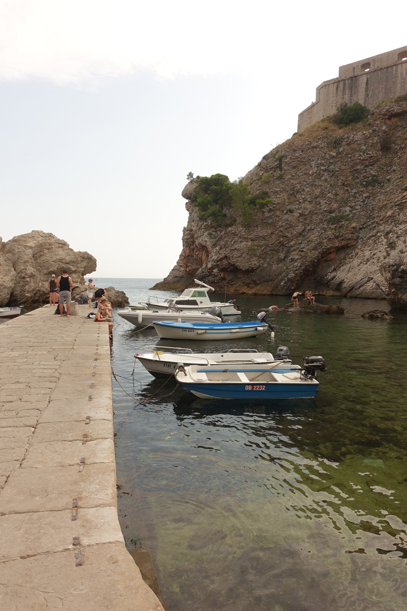 Mon voyage dans le quartier historique de Dubrovnik en Croatie