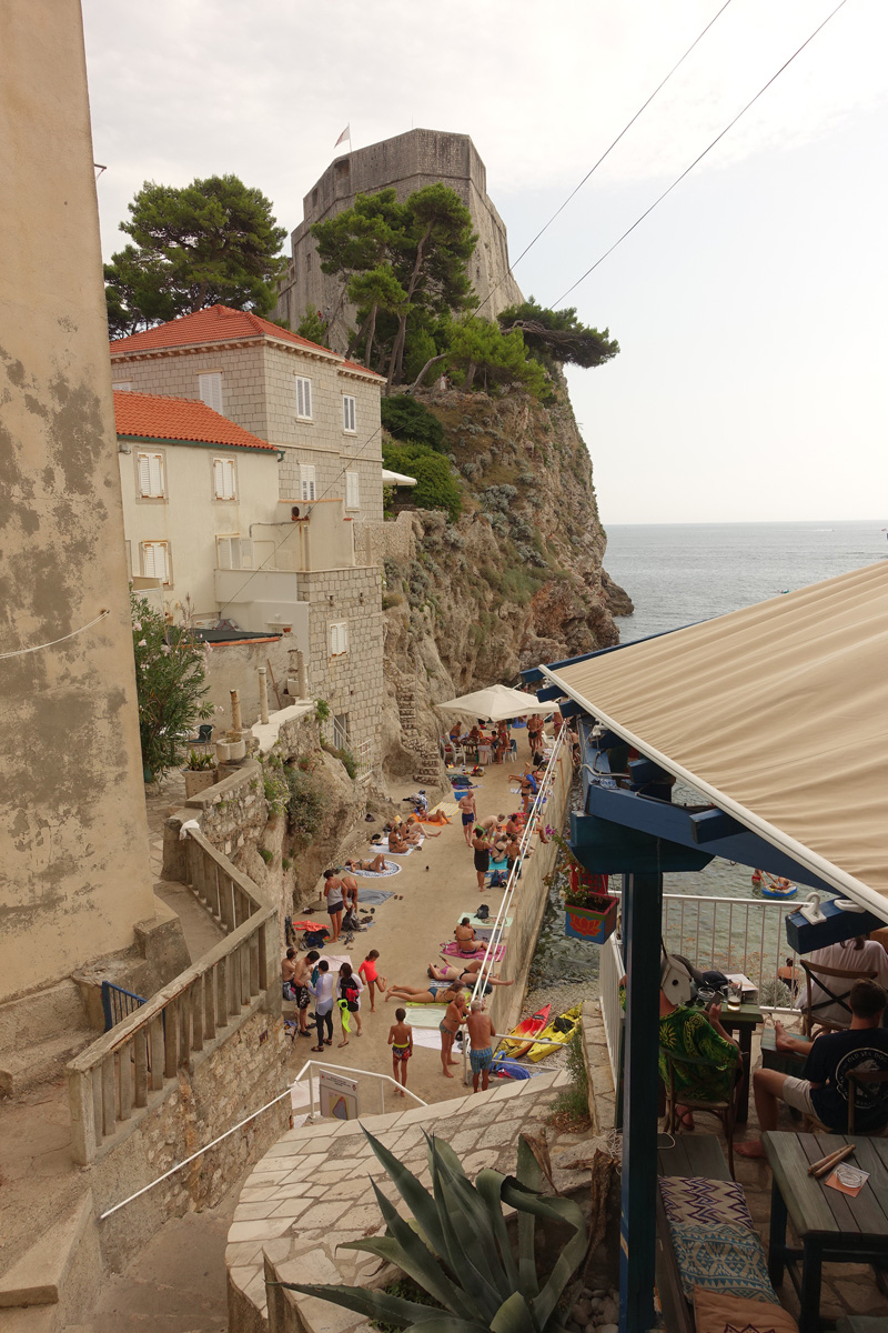 Mon voyage dans le quartier historique de Dubrovnik en Croatie