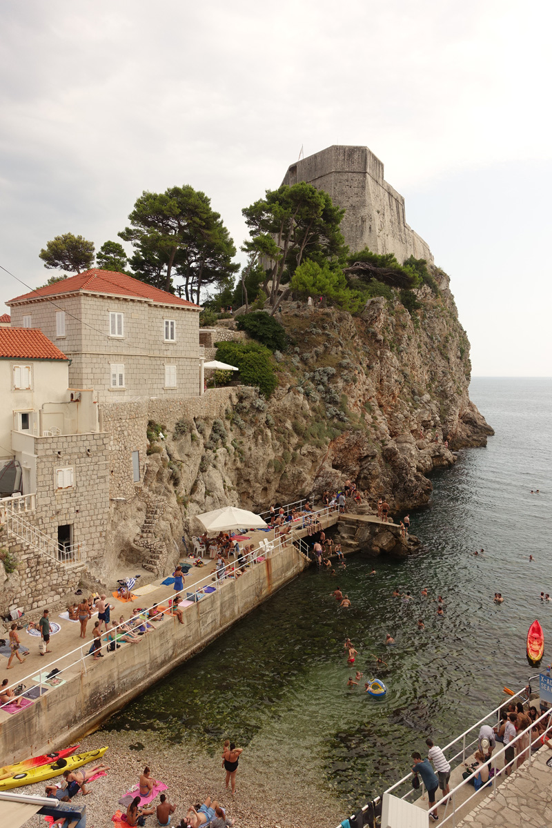 Mon voyage dans le quartier historique de Dubrovnik en Croatie