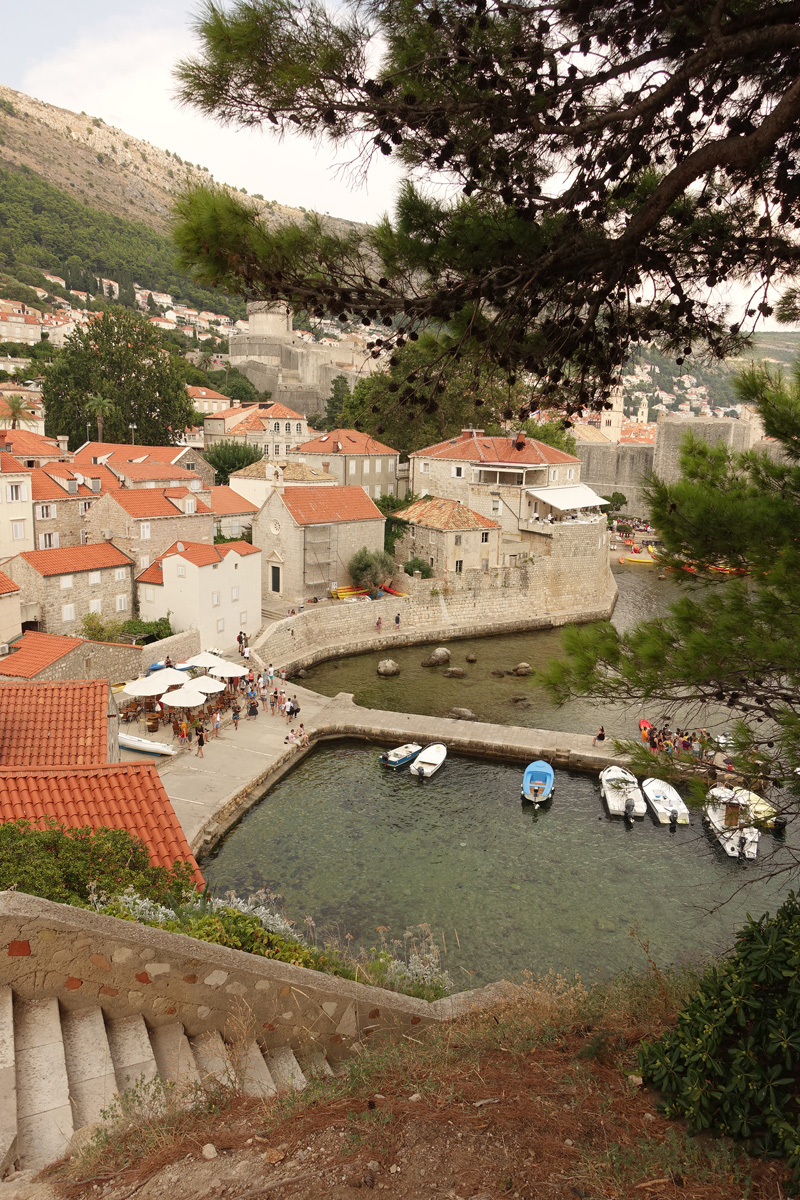 Mon voyage dans le quartier historique de Dubrovnik en Croatie