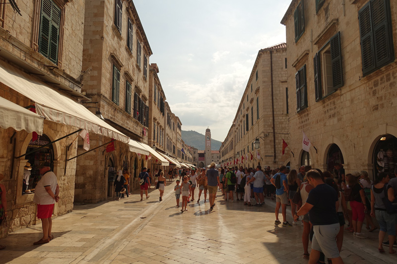 Mon voyage dans le quartier historique de Dubrovnik en Croatie