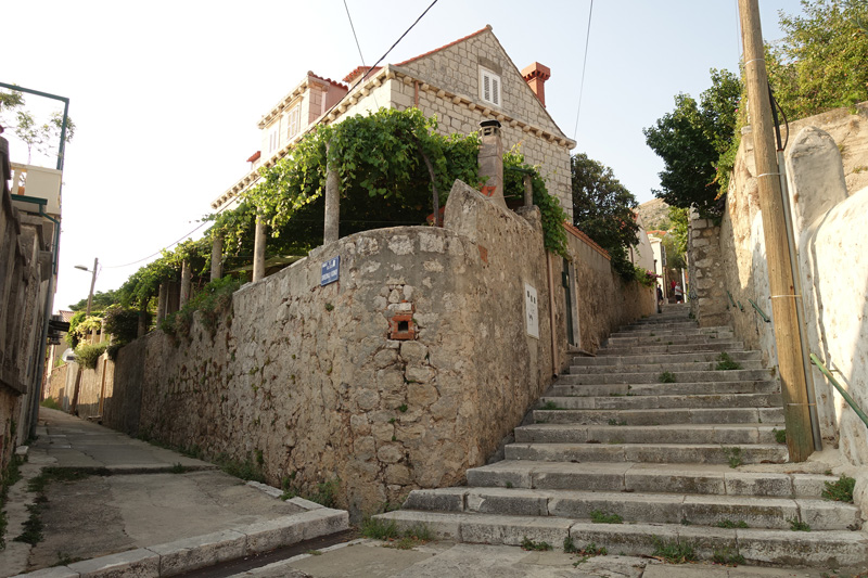 Mon voyage dans le quartier historique de Dubrovnik en Croatie