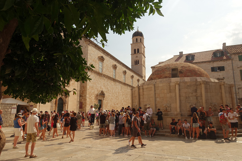 Mon voyage dans le quartier historique de Dubrovnik en Croatie