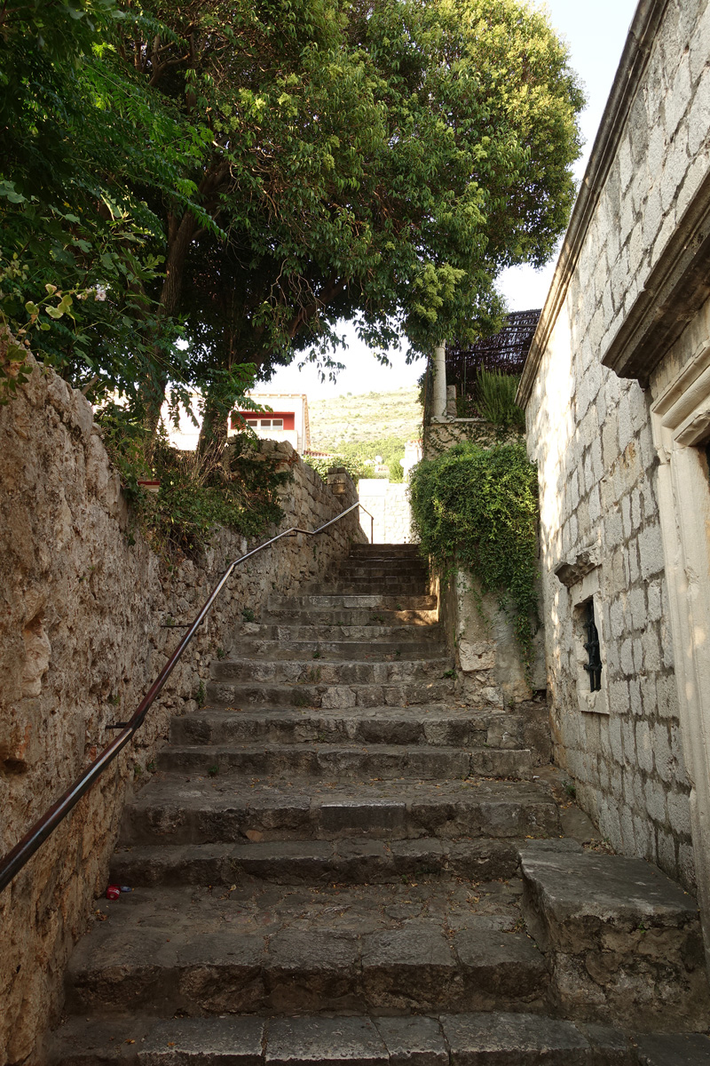 Mon voyage dans le quartier historique de Dubrovnik en Croatie