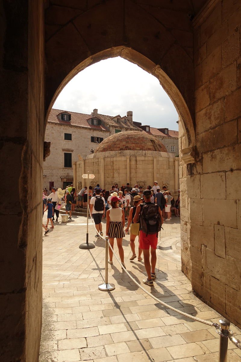 Mon voyage dans le quartier historique de Dubrovnik en Croatie