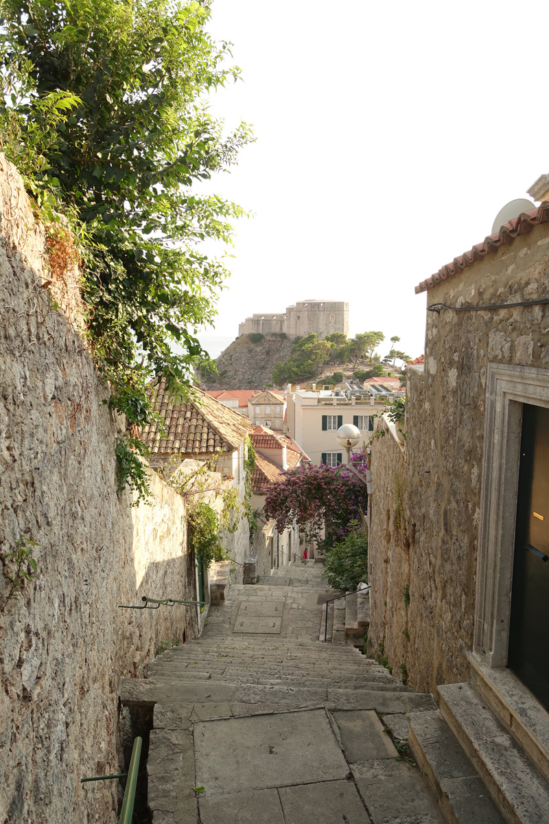 Mon voyage dans le quartier historique de Dubrovnik en Croatie