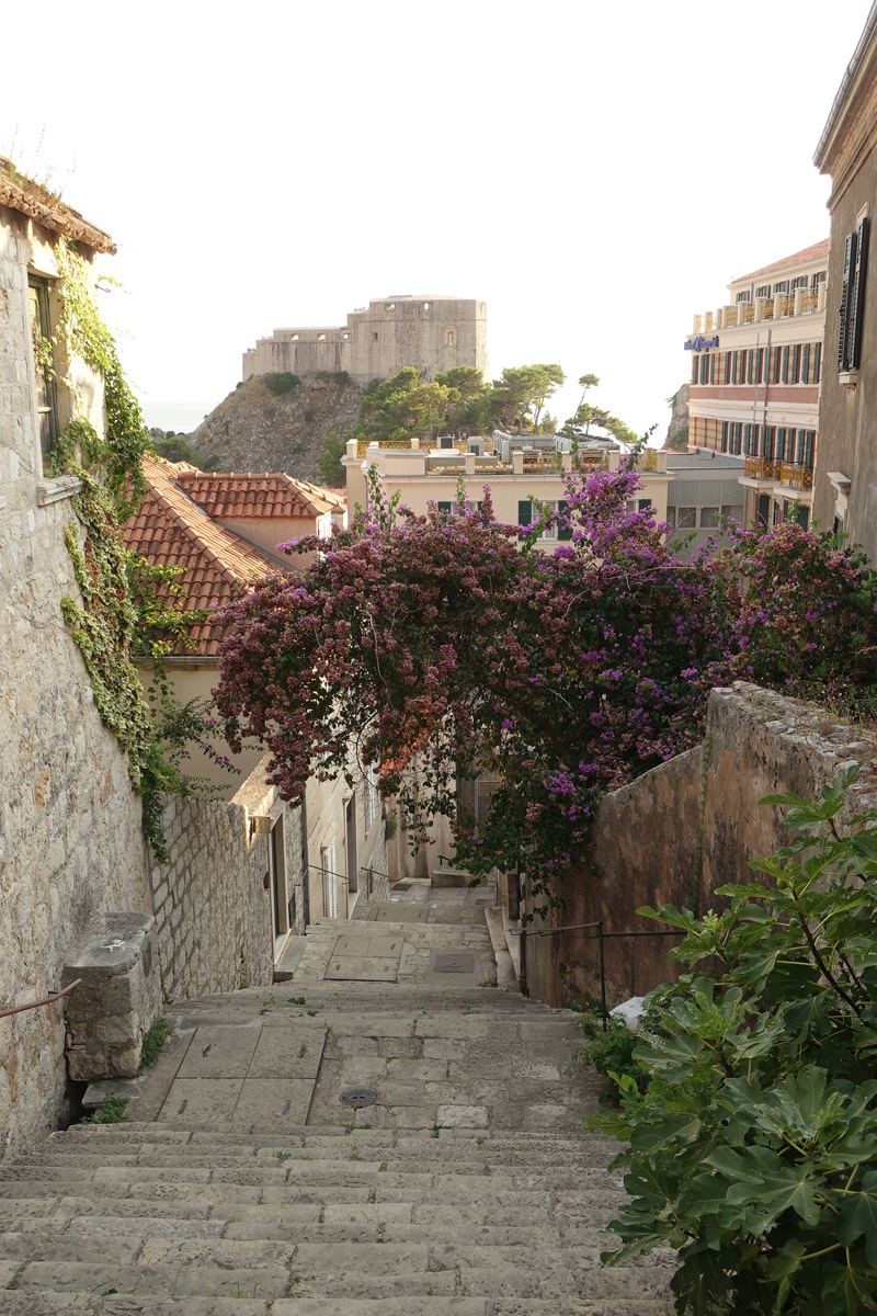 Mon voyage dans le quartier historique de Dubrovnik en Croatie