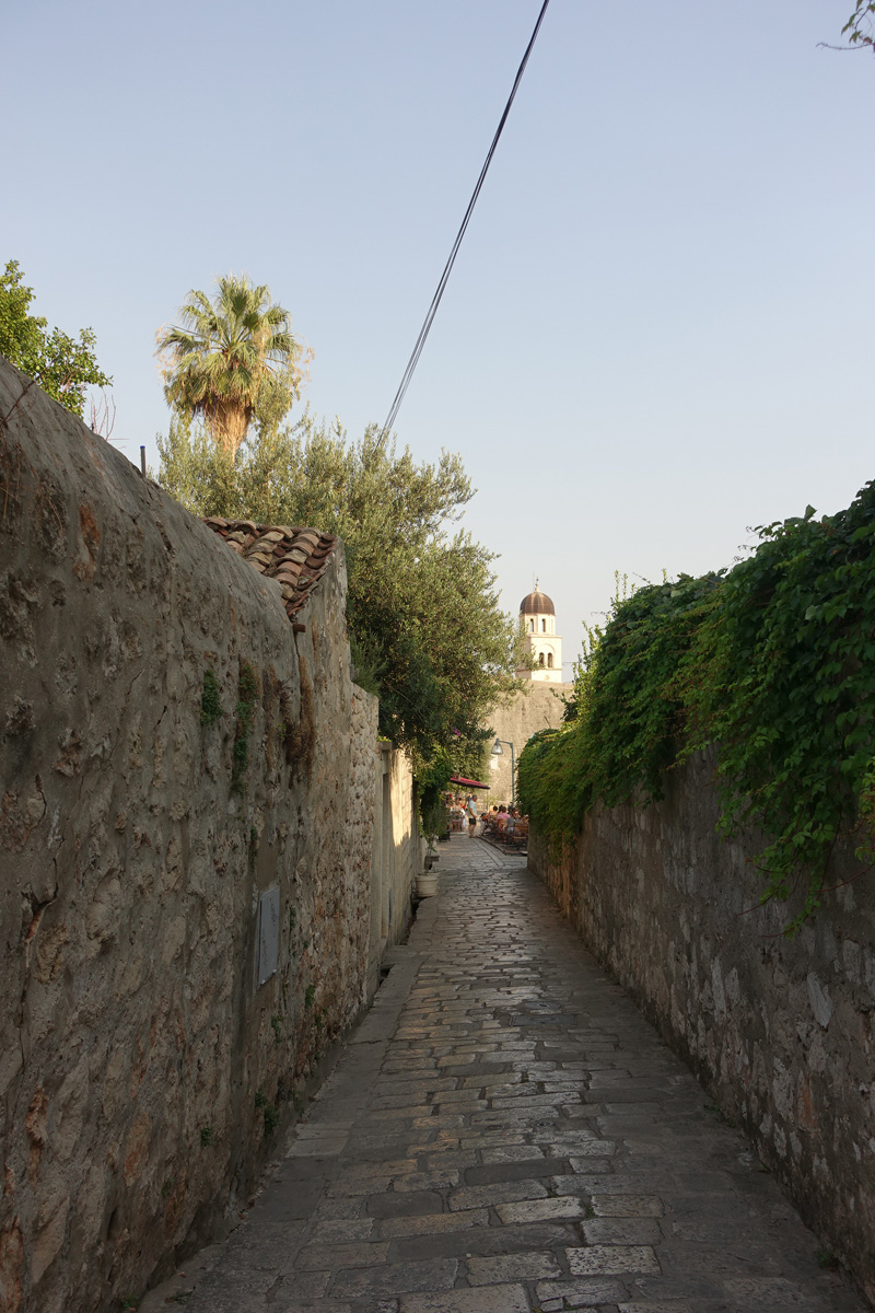 Mon voyage dans le quartier historique de Dubrovnik en Croatie