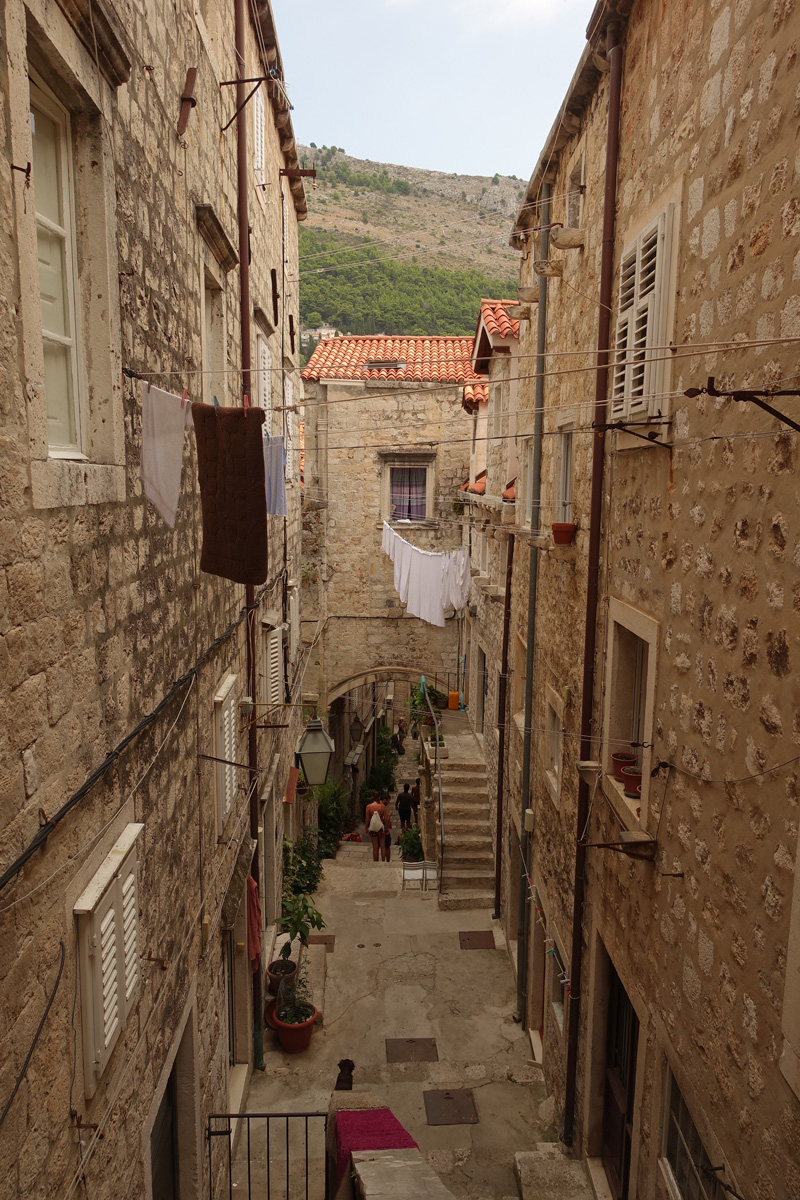 Mon voyage dans le quartier historique de Dubrovnik en Croatie