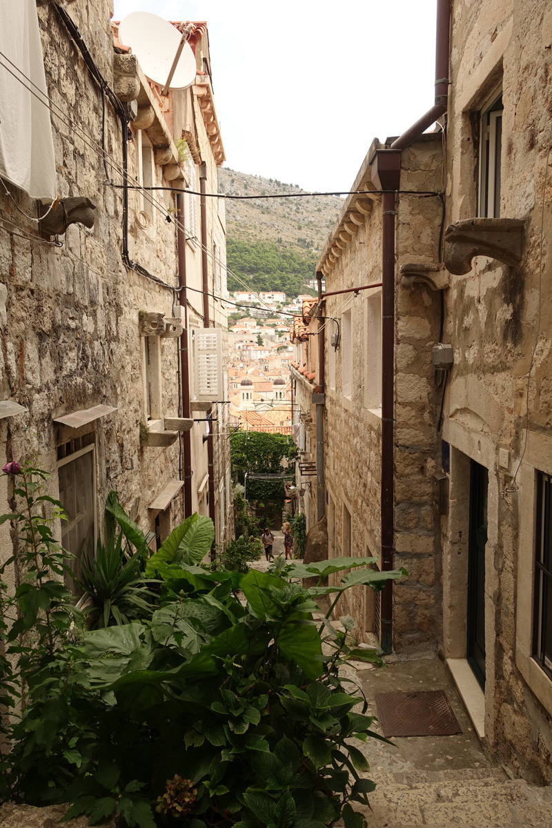 Mon voyage dans le quartier historique de Dubrovnik en Croatie