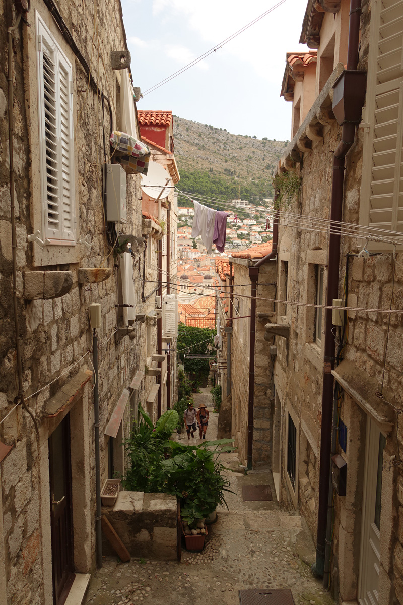 Mon voyage dans le quartier historique de Dubrovnik en Croatie