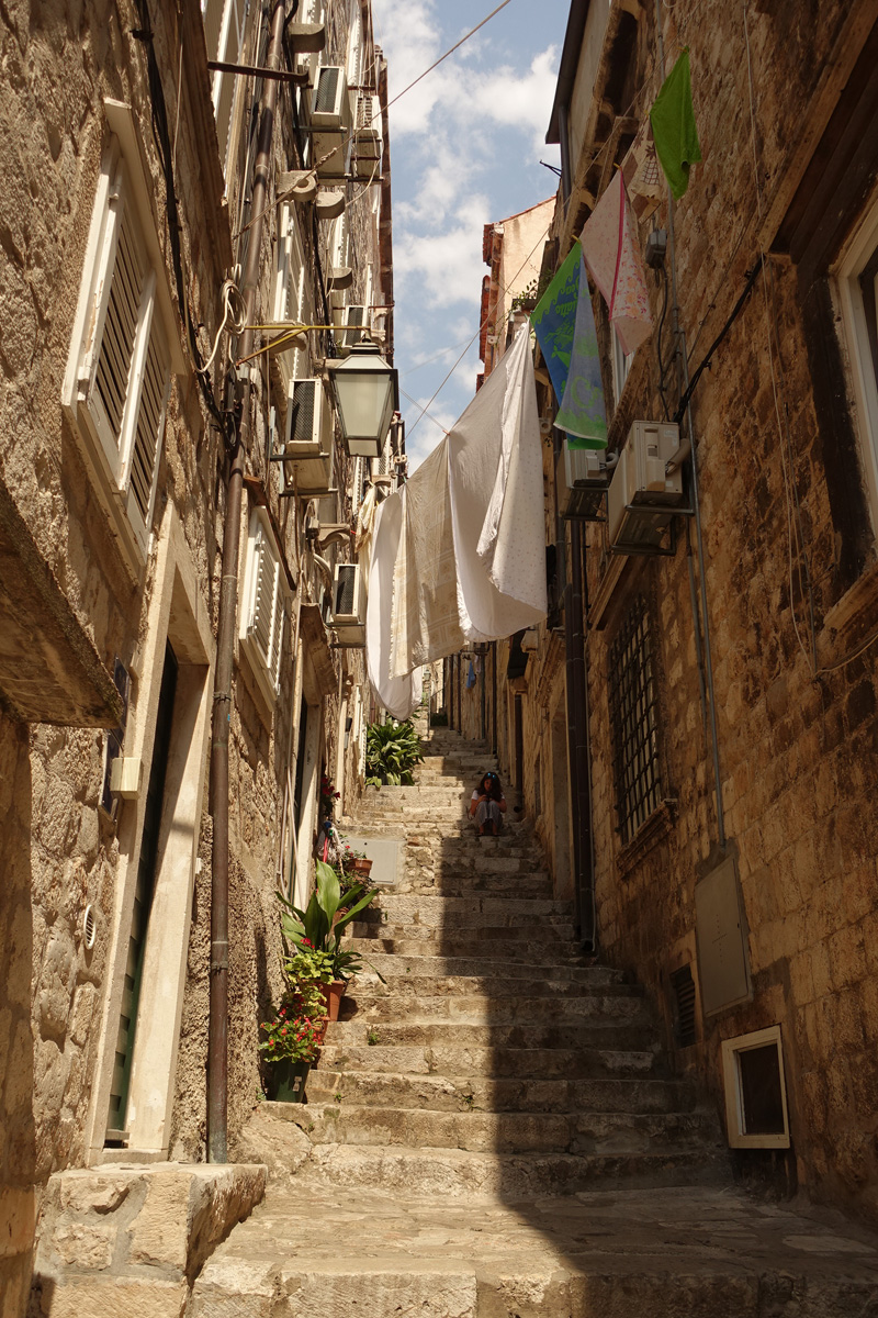 Mon voyage dans le quartier historique de Dubrovnik en Croatie