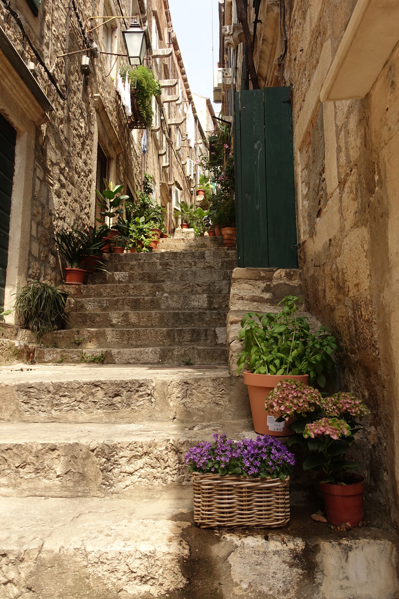 Mon voyage dans le quartier historique de Dubrovnik en Croatie