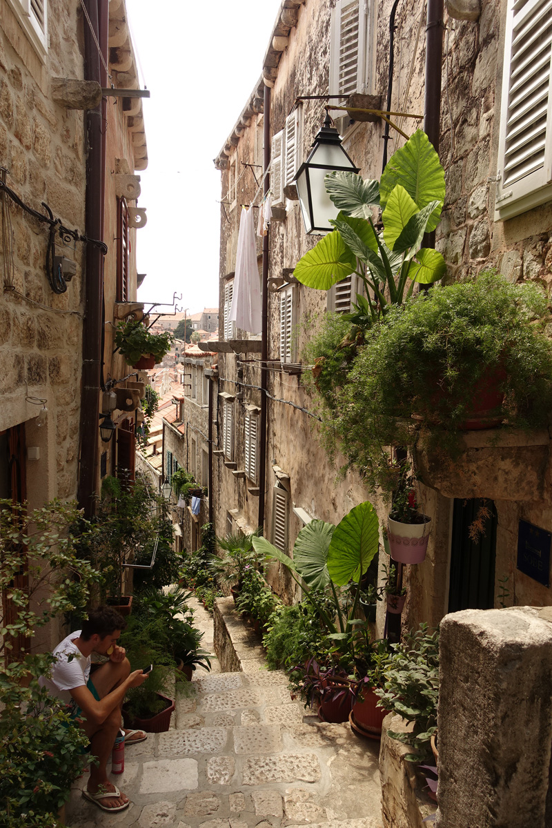 Mon voyage dans le quartier historique de Dubrovnik en Croatie