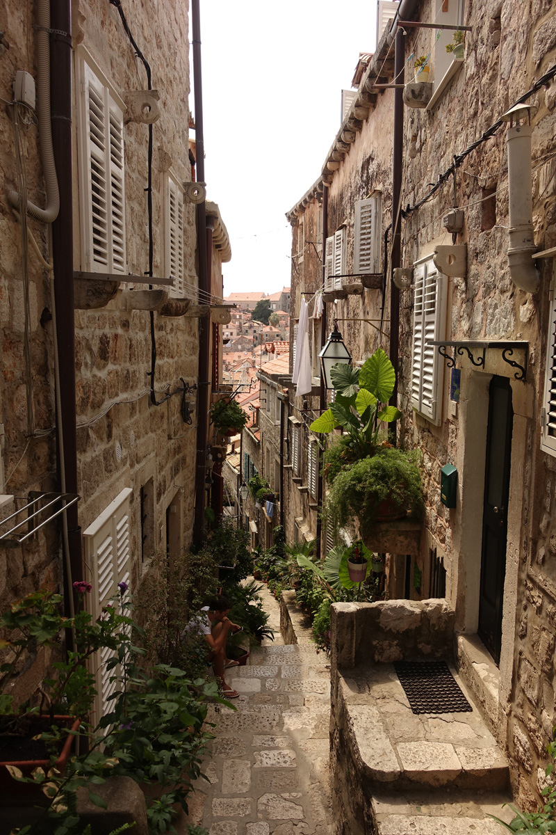 Mon voyage dans le quartier historique de Dubrovnik en Croatie