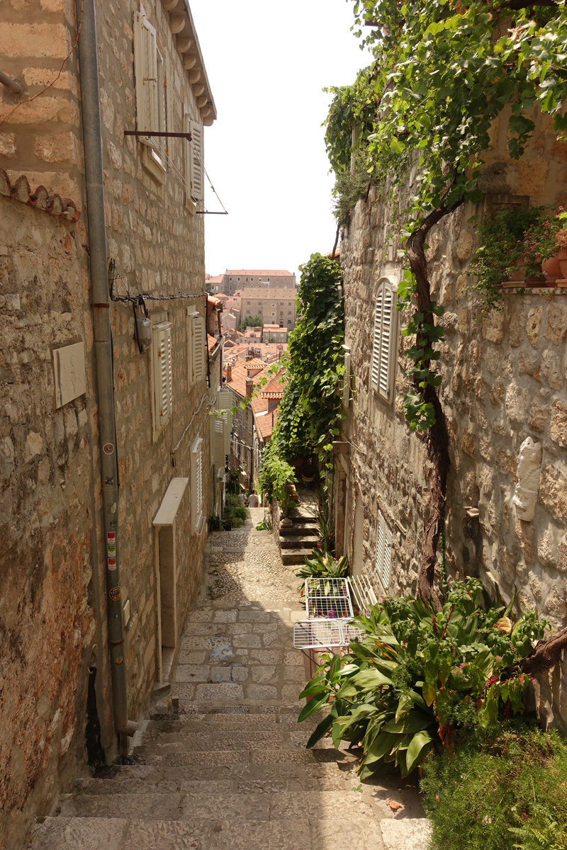 Mon voyage dans le quartier historique de Dubrovnik en Croatie