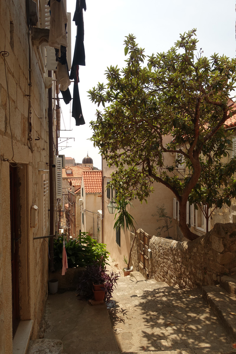 Mon voyage dans le quartier historique de Dubrovnik en Croatie