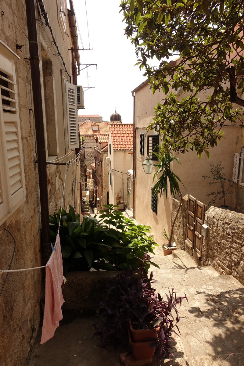 Mon voyage dans le quartier historique de Dubrovnik en Croatie