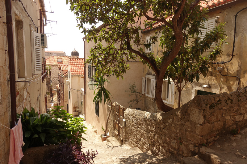 Mon voyage dans le quartier historique de Dubrovnik en Croatie