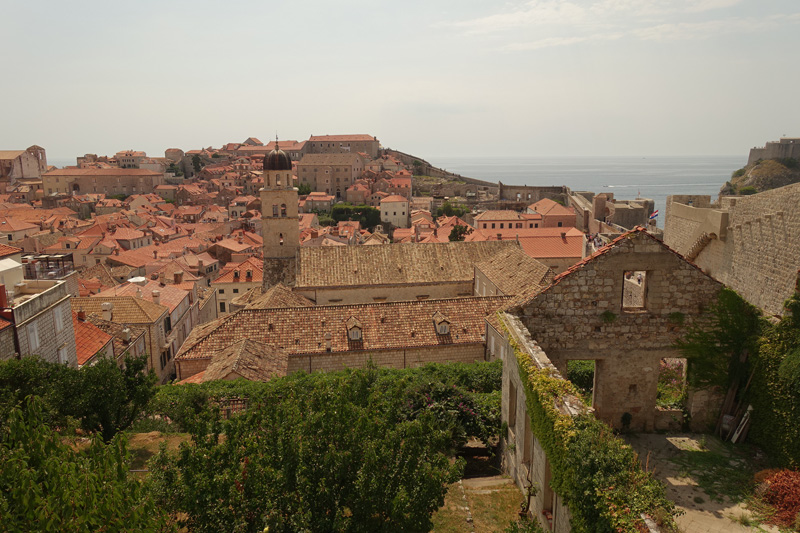 Mon voyage dans le quartier historique de Dubrovnik en Croatie