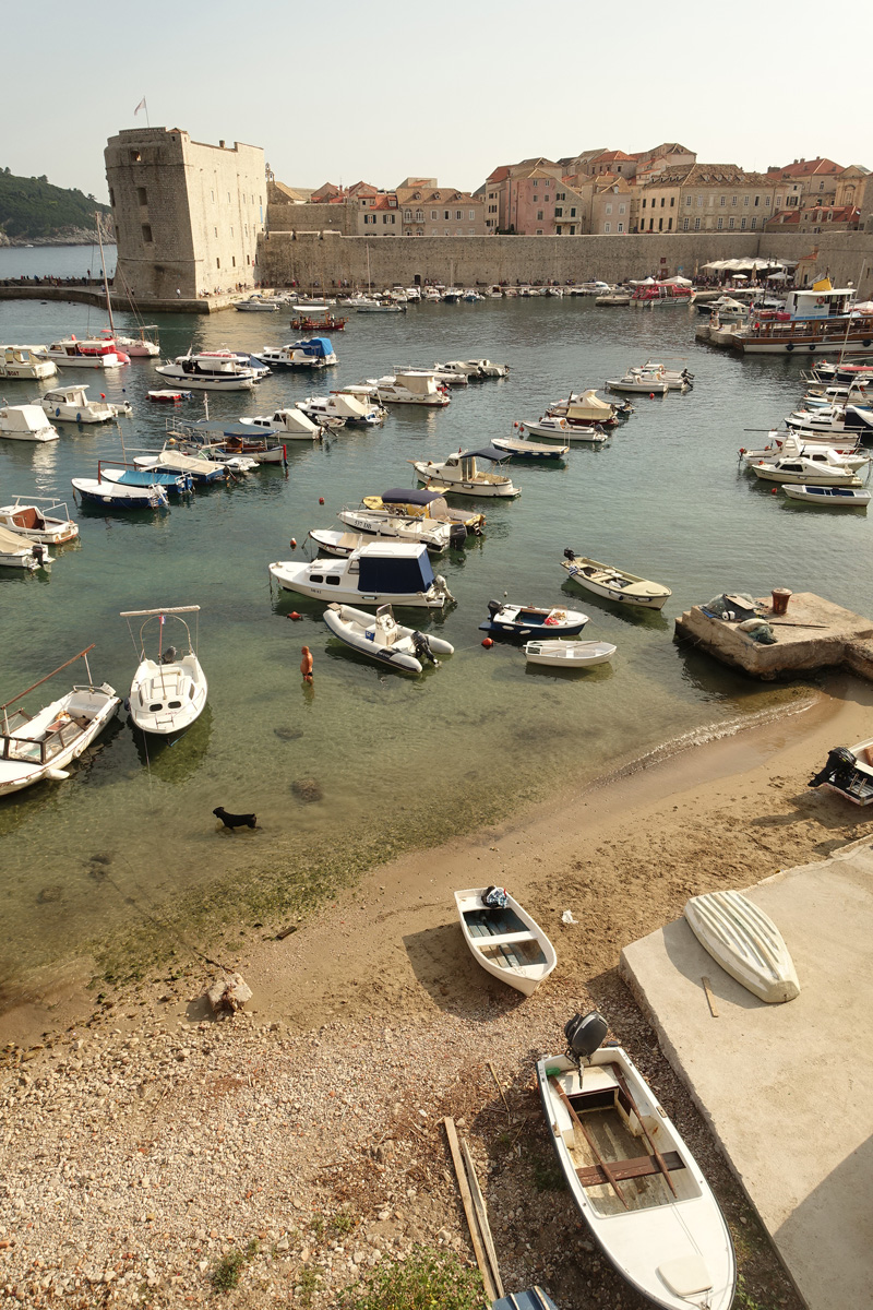 Mon voyage dans le quartier historique de Dubrovnik en Croatie