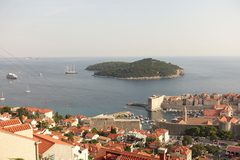 Mon voyage dans le quartier historique de Dubrovnik en Croatie